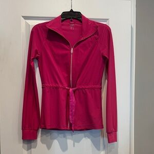 Chic Fuchsia Zip-Up Jacket